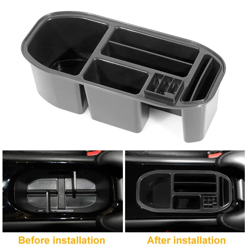 

For Honda Vezel HR-V HRV Car Center Console Box Organizer Food Tray Drink Holder
