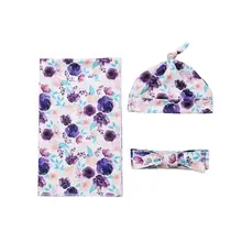 Emmababy модные милые мягкие муслин детские обёрточная бумага Хлопковое одеяло новорожденных пеленки с цветами полотенца 80 65 см