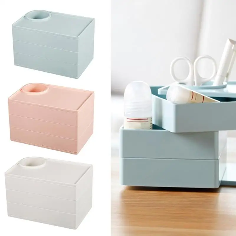 

Multi-Layer Plastic Cosmetic Drawer Makeup Organizer Makeup Storage Box Container Nail Casket Holder Makeup Organizer