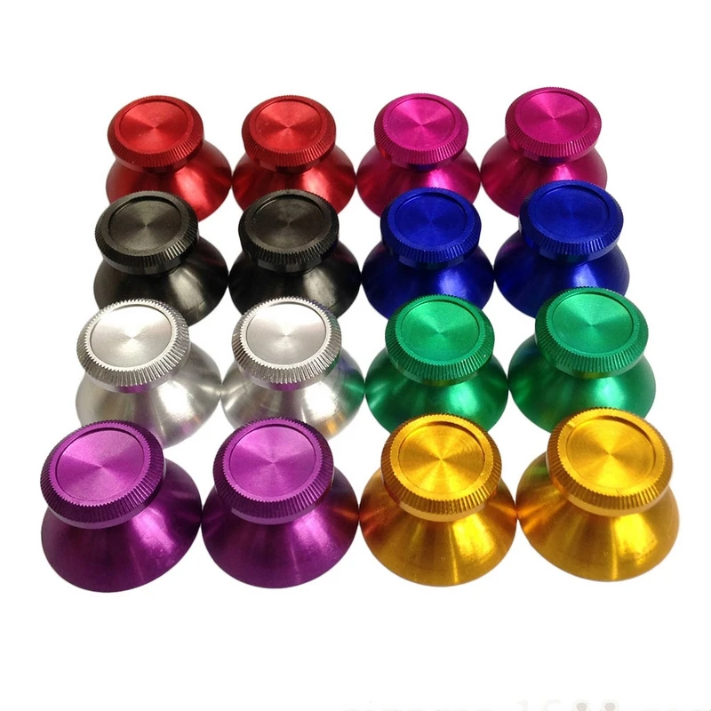 

1Pc DIY Repair Parts for PlayStation 4 controllers Universal Metal Analog Joystick Thumbsticks Mushroom Cap For XBOX ONE Gamepad