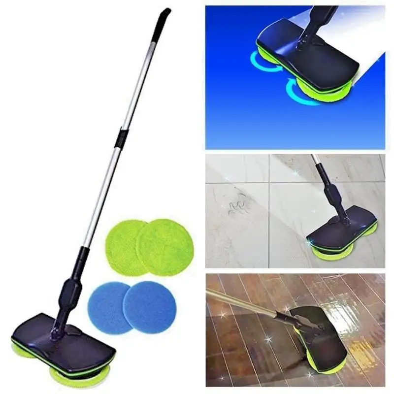 

Stainless Steel Chargeable Electric Mop Hand Push Sweeper Cordless Household Cleaning Tools Sweeping Machine