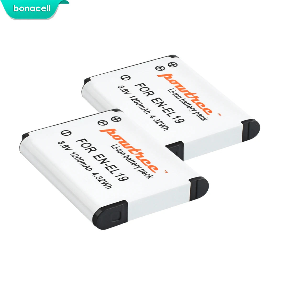 Bonacell 1200 Mah Bateria para Nikon Coolpix S32 S33 S100 S2500 En-el19 Enel19 S2750 S3100 S3200 S3300 S3400 S3500 S4100 S4150 L10