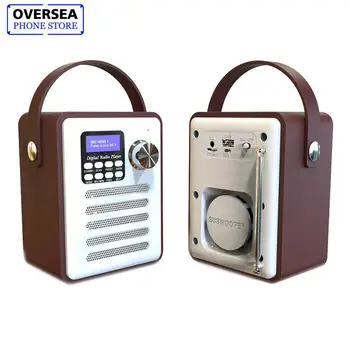 

Portable Retro Radio DAB DAB+ Digital FM WiFi Radio Alarm Internet Clock Wooden Box Speaker Support Bluetooth TF