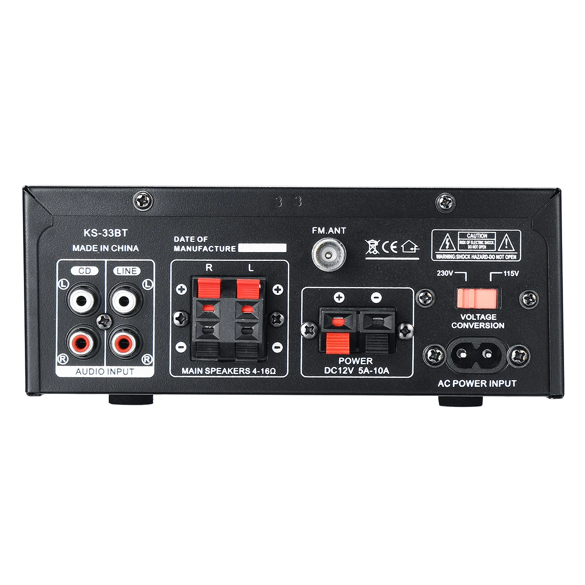 Online AMPLIFICADOR DE POTENCIA DE Audio de 1000W 220V 110V amplificadores de cine en casa Audio con soporte de Control remoto FM USB tarjeta SD bluetooth