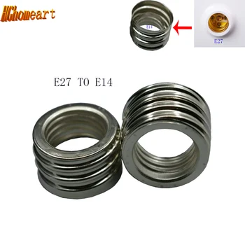 

HGhomeart 5PCS Multifunction E27 To E14 Adapter for Lamps Holder Light Bulb Socket Plug Adapter Lighting Accessories E14 To E27