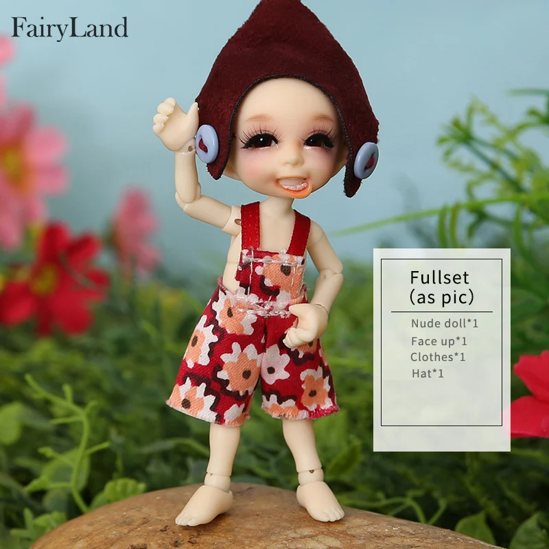 Fairyland Realpuki 1/13 Ara BJD куклы с длинными ушками улыбка забавная уникальная необычная