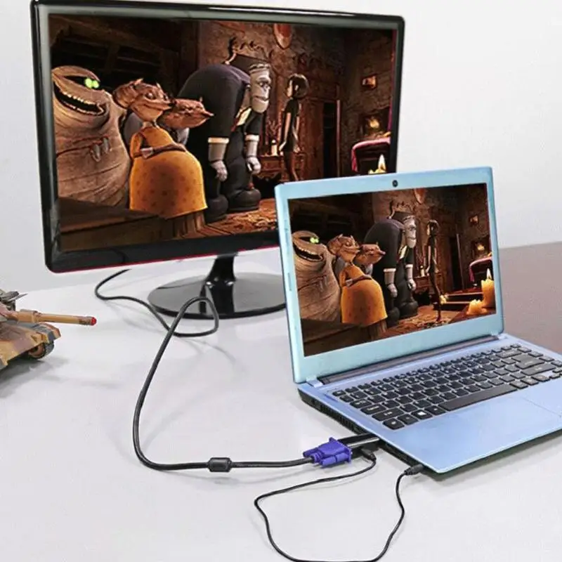 1080 P HDMI мужчина к VGA Женский адаптер аудио видео конвертер для ПК HDTV| |