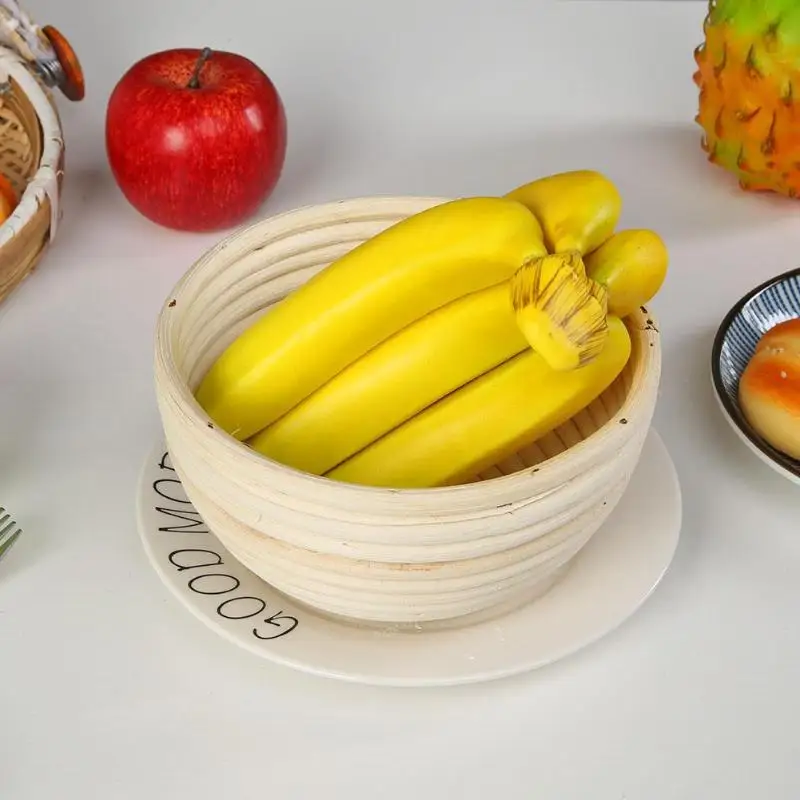 

Rattan Basket Fruit Bread Food Storage Organizer Big And Small Bread Food Storage Basket Tray Kitchen Home Decor