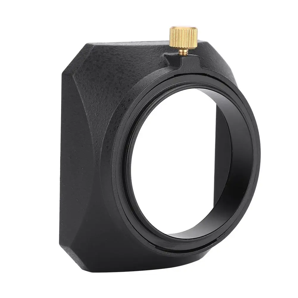 

46mm Square Lens Hood Shade for DV Camcorder Digital Video Camera Lens Filter or Barrel Thread for 46mm lens filter