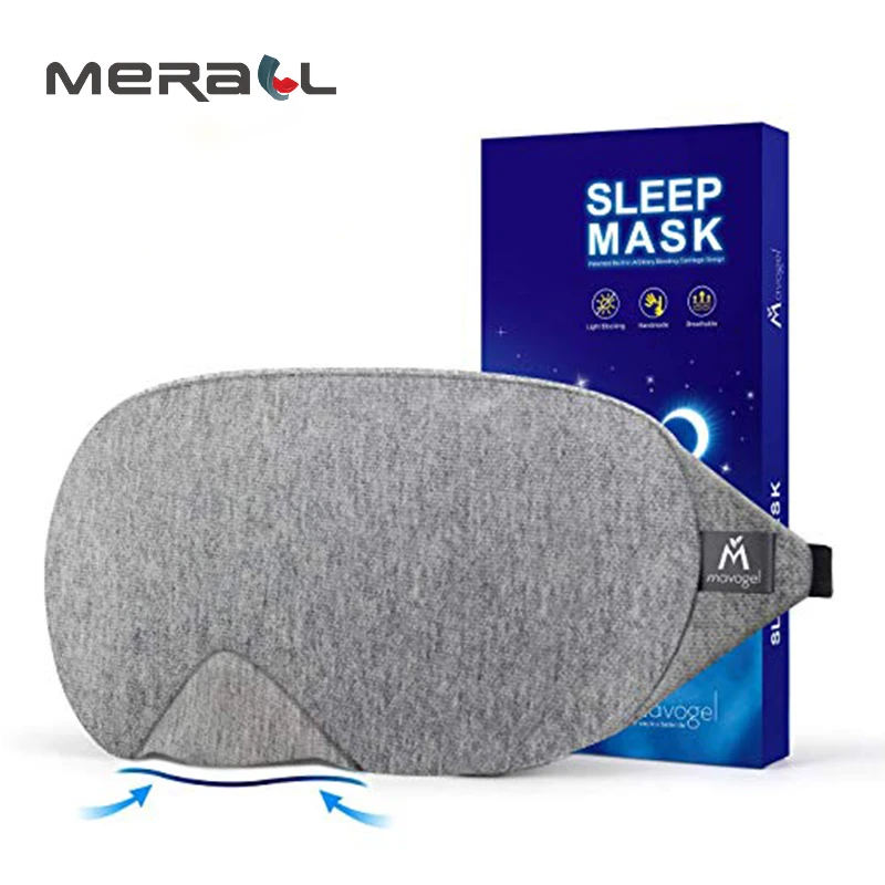 

Mask For Sleep 3D Breathable Cover Eyes Blindfold Bandage Gifts For Women Health Care Aid Night Travel Eyeshade Black Masque