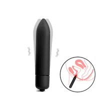 10 Speed Black Mini Bullet Vibrator Sex Toys For Women G Spot Massager Clit Stimulation AAA Battery Waterproof