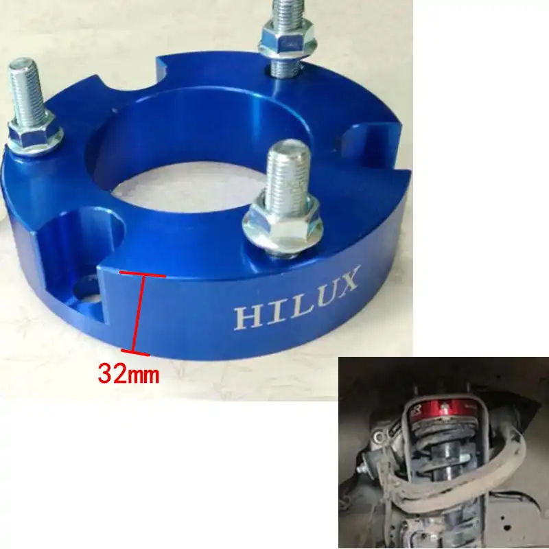 Two pcs (one pair) 32mm Aluminum Front Coil Strut Spacer Lift Up Kits