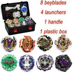 Золотой Новый Beyblade Burst Bey Blade игрушка металлический Funsion Bayblade набор коробка для хранения с ручкой Launcher пластиковая коробка игрушки для детей