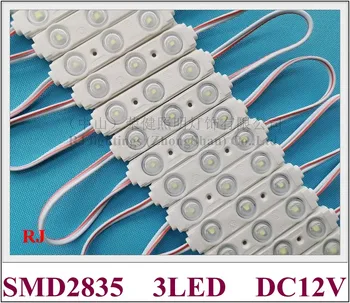 

aluminum PCB injection LED module light for sign channel letter DC12V 67mm*15mm*8mm SMD 2835 3 LED 1.5W 150lm CE high bright