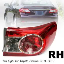 Левой и правой стороны автомобиль с правой стороны красный задний светильник фонарь стоп-сигнала для Защитные чехлы для сидений, сшитые специально для Toyota Corolla 2011 2012 2013 TO2804111 автомобильный светильник для укладки волос