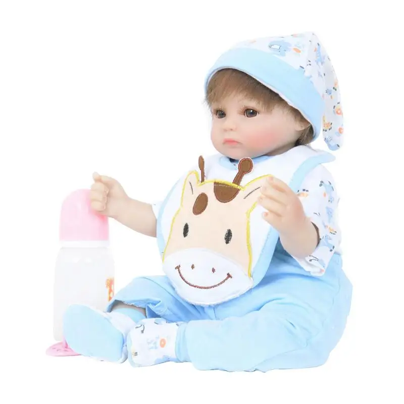 

Bebes Reborn Doll 45cm Soft Silicone Reborn Baby Dolls 45CM Reborn Doll Toy - Simulation Game Playmate Doll