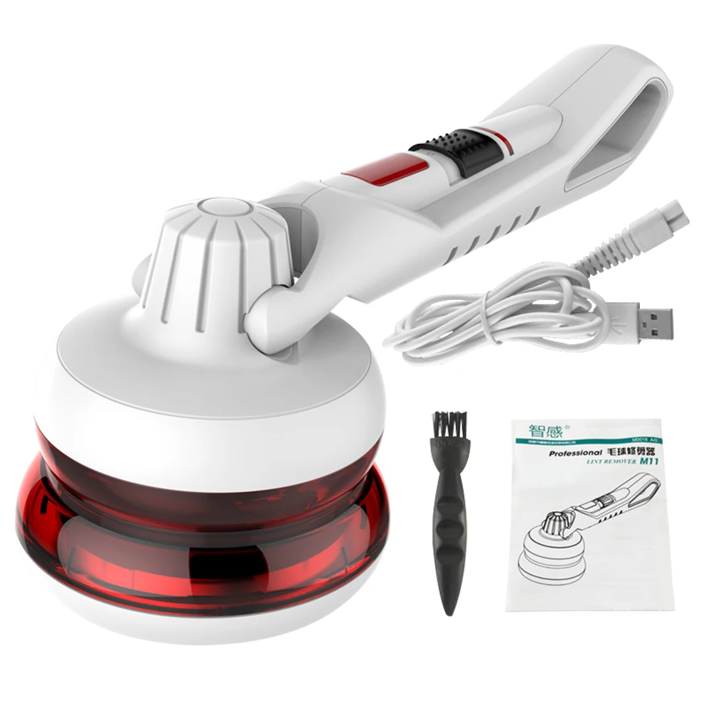 

2019 New Arrival Household USB Rechargeable Lint Remover Clothing Ball Trimmer Remover Shaving Machine With 1.8m Power Cord 9W