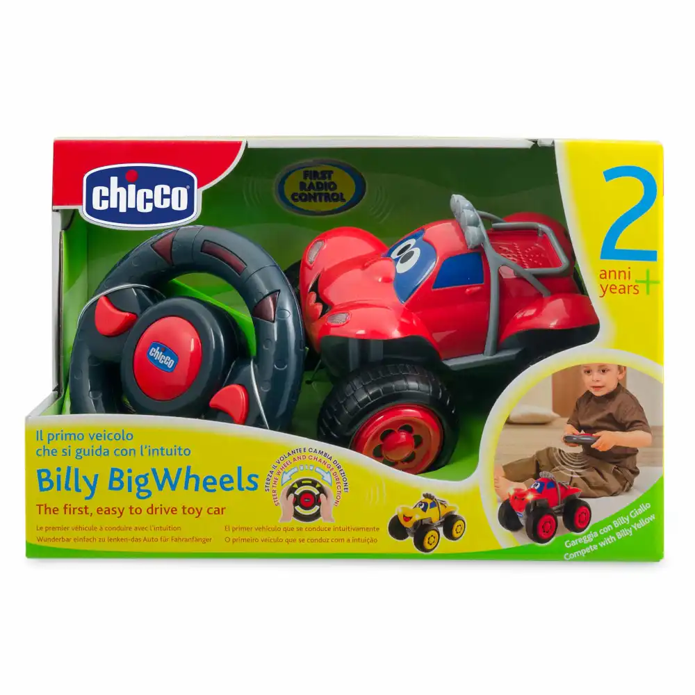 chicco billy big wheels remote control car
