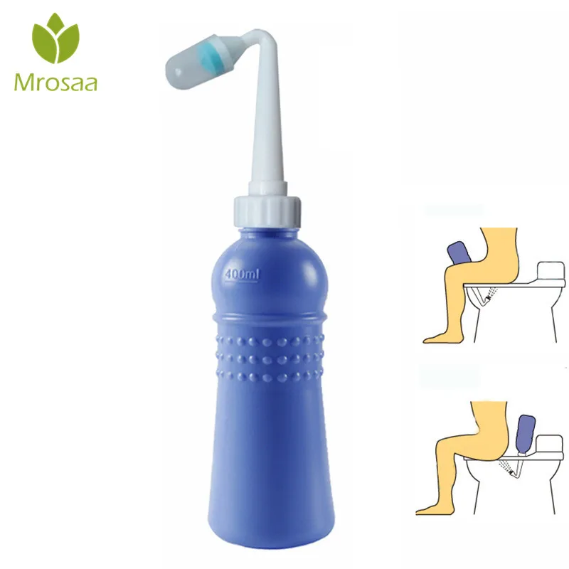 400ml Portable ABS Manual Operation Bidet For Man Women Kids Handheld