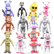 FNAF World Sister Location Five Nights At Freddy's Baby Pizza Ballora Foxy медведь Фредди эннард спрингтрап модель детские игрушки