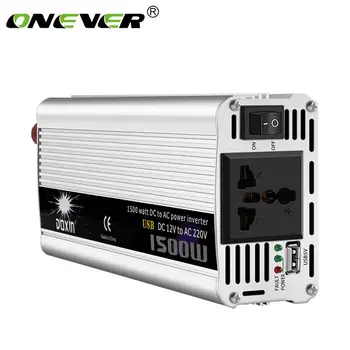 

Car Inverter Converter 1500W Power Inverter USB DC 12V to AC 220V Auto Converter Modified Sine Wave Power USB charger