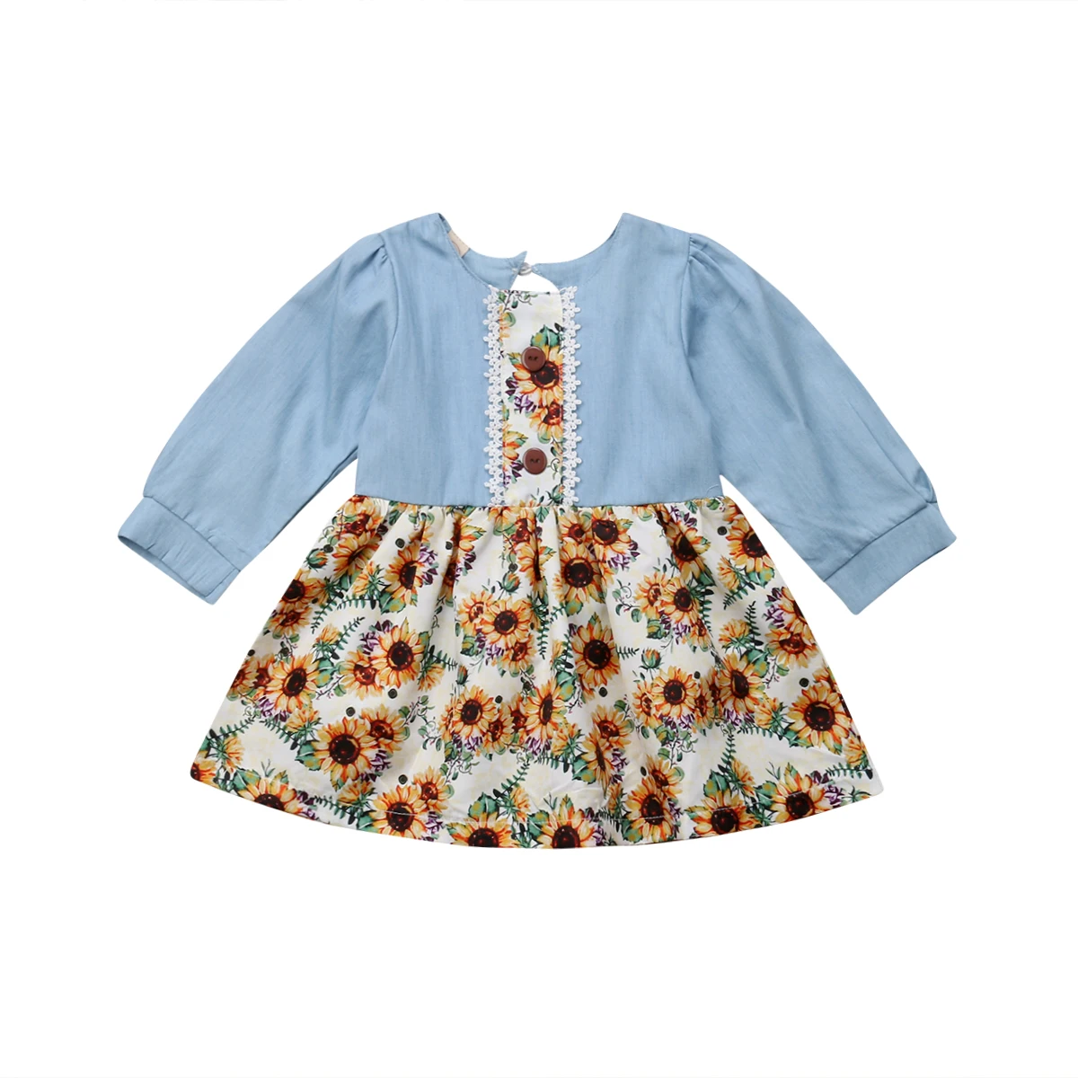 sunflower toddler dress
