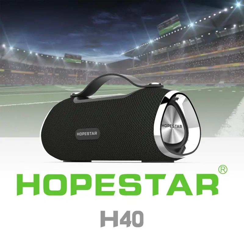 Hopestar H40 открытый портативный Bluetooth динамик Стерео Саундбар водонепроницаемый беспроводной сабвуфер Альпинизм динамик для Charg