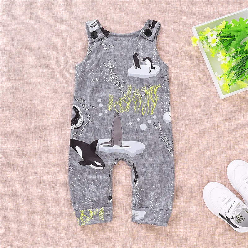 

PUDCOCO Newest Toddler Baby Girl Boys Romper Cotton Kids Jumpsuit Outfits casual Pop Clothes 0-18M
