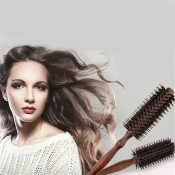

S/M/L BellyLady Bristle Curler Comb with Gourds Shaped Handle for Hair Styling