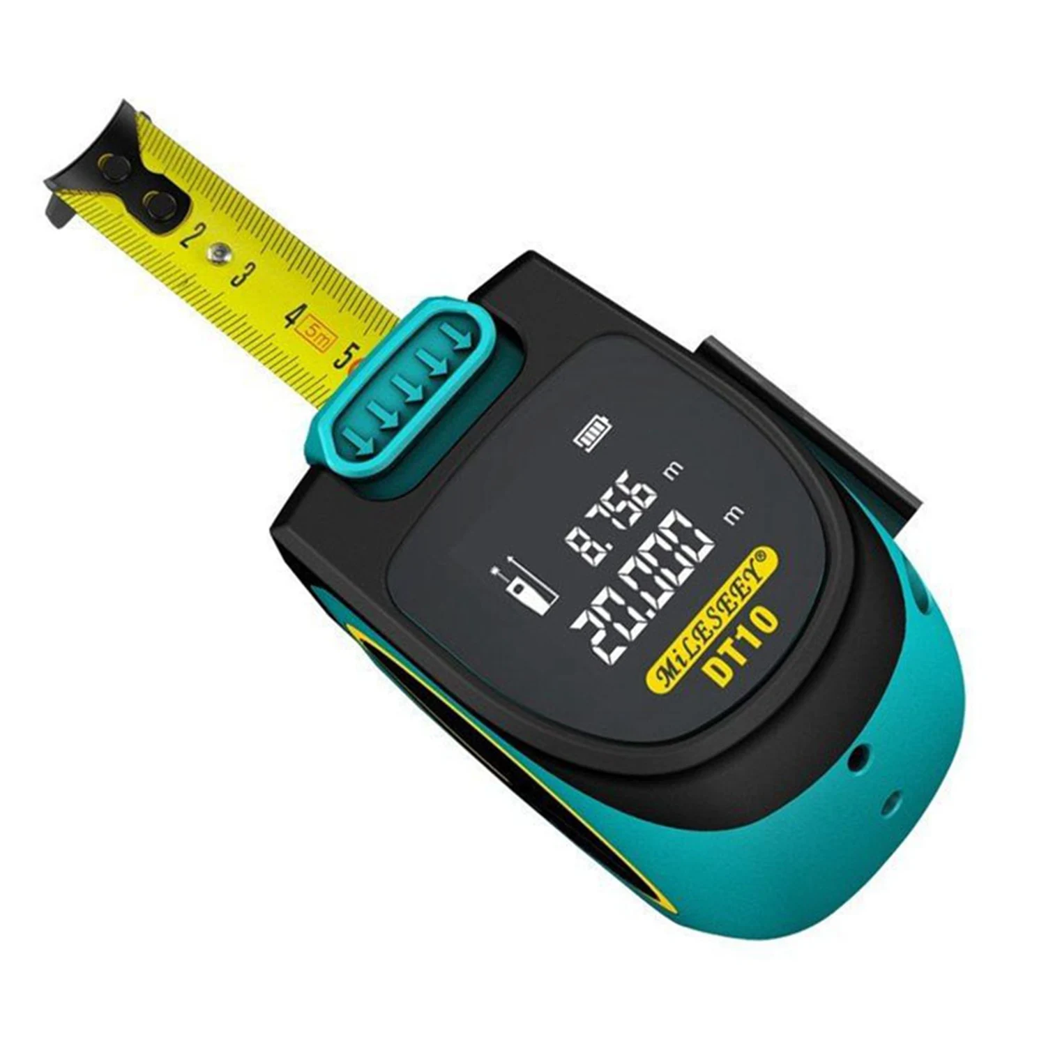 

BHTS-MILESEEY DT10 Two-In-One Digital Infrared Measuring Instrument 40m With Lcd Display Range Finder Measuring Tool