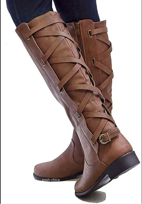 

Autumn and Winter Foreign Trade Style Fashionable Women's Boots High-heeled Shoes Low Heels High-to-order New Products size34-43