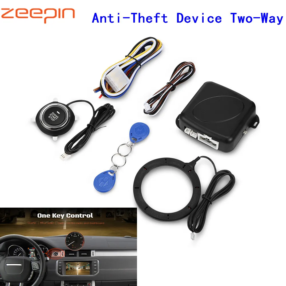 Zeepin Car Anti Theft System RFID Engine Lock Keyless Entry Push Button