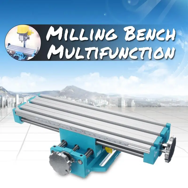 

Mini Precisions Milling Machine Worktable Drill Vise Fixture Working Table Multi-function X Y-axis Adjustment Coordinate Table