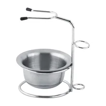 Мужская чашка для бритья, набор из нержавеющей стали, бритье, удаление волос, подставка для бритья, кружка для мыла, набор инструментов для бритья