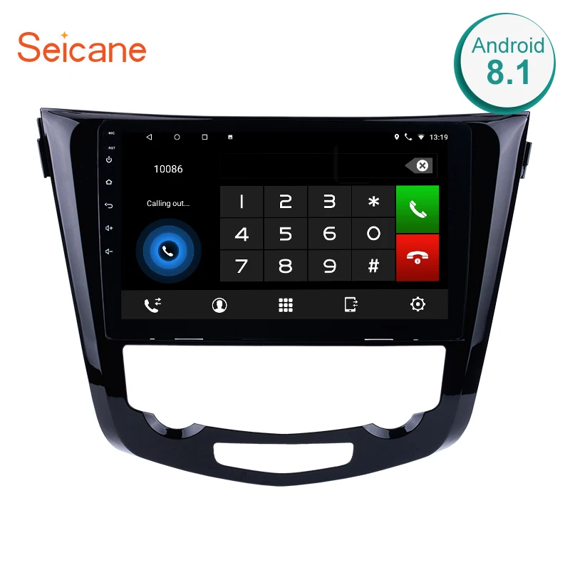 

Seicane 2din Android 8.1 10.1" Bluetooth GPS System 1080P 4core Car Radio For 2014 Nissan QashQai X-Trail support WiFi TPMS OBD