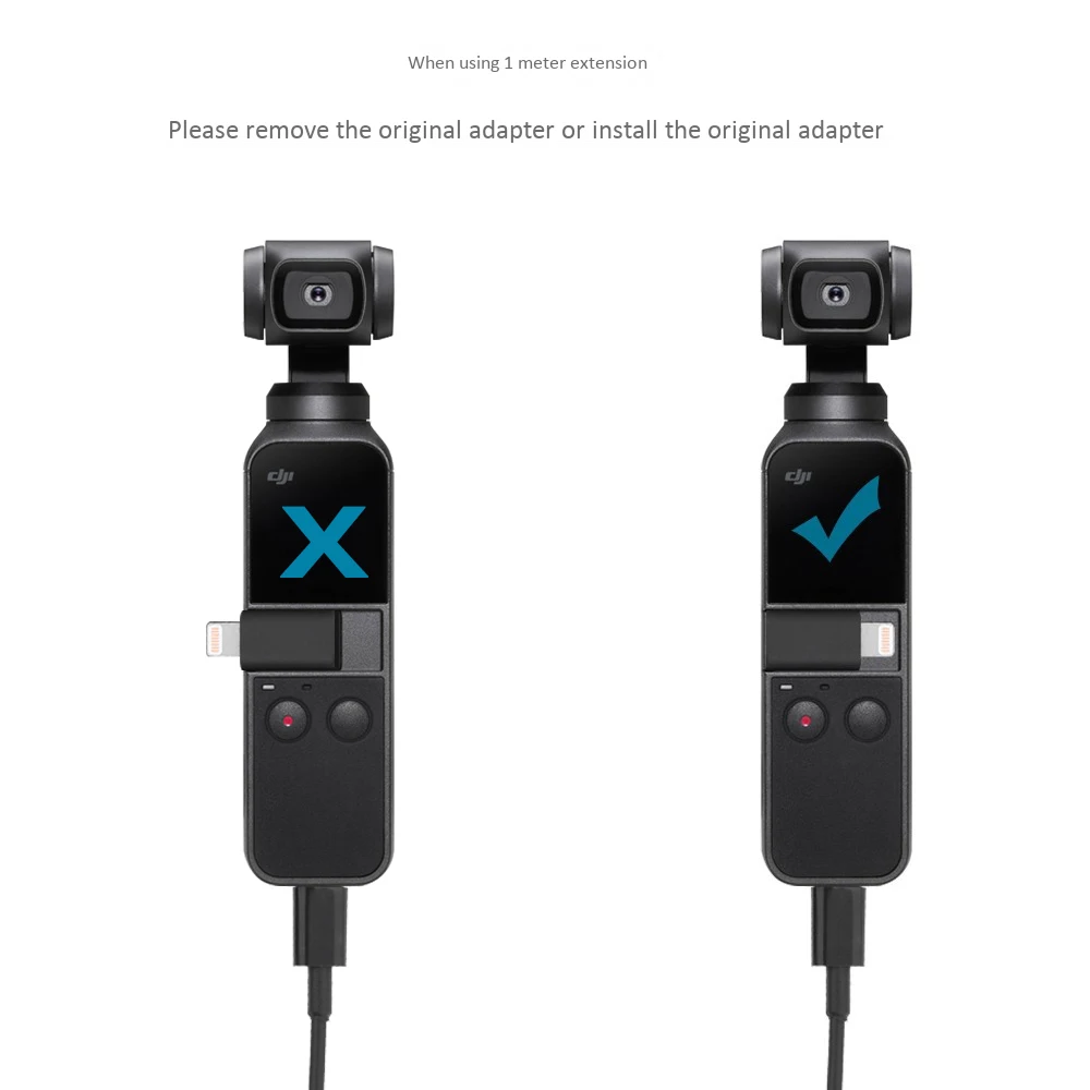 Удлинитель палка для селфи Dji Osmo Карманный стабилизатор карданного