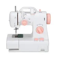 Мини бытовая швейная машина многофункциональная швейная машина с лампой резак двойные нити Pendal швейная машина