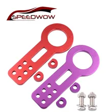 SPEEDWOW Универсальный анодированный BENEN-0185 Передний+ задний буксировочный крюк Заготовка алюминиевый буксировочный комплект для гонок передний буксировочный крюк JDM