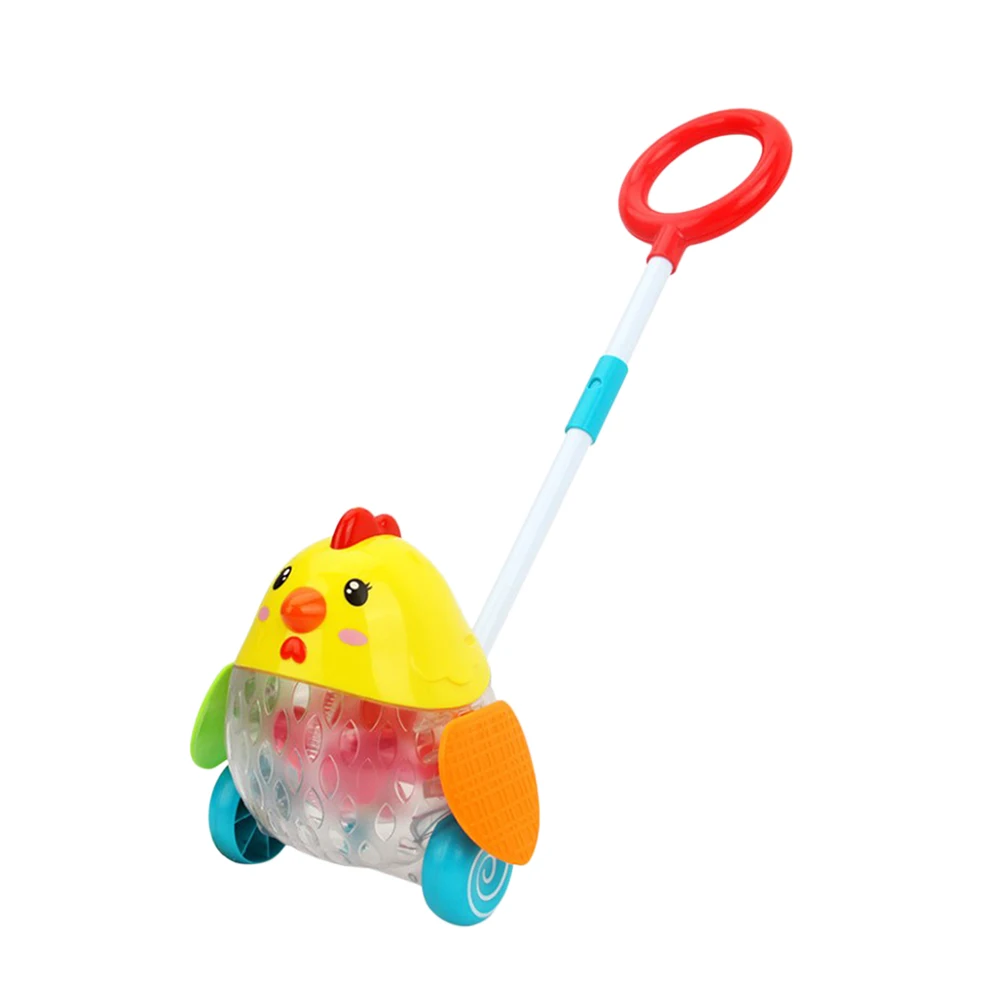 

Chicken Cute Animal Shaped Baby Walker Trolley Ingle Rod Stroller Toddler For Children Toddler Toy For Children