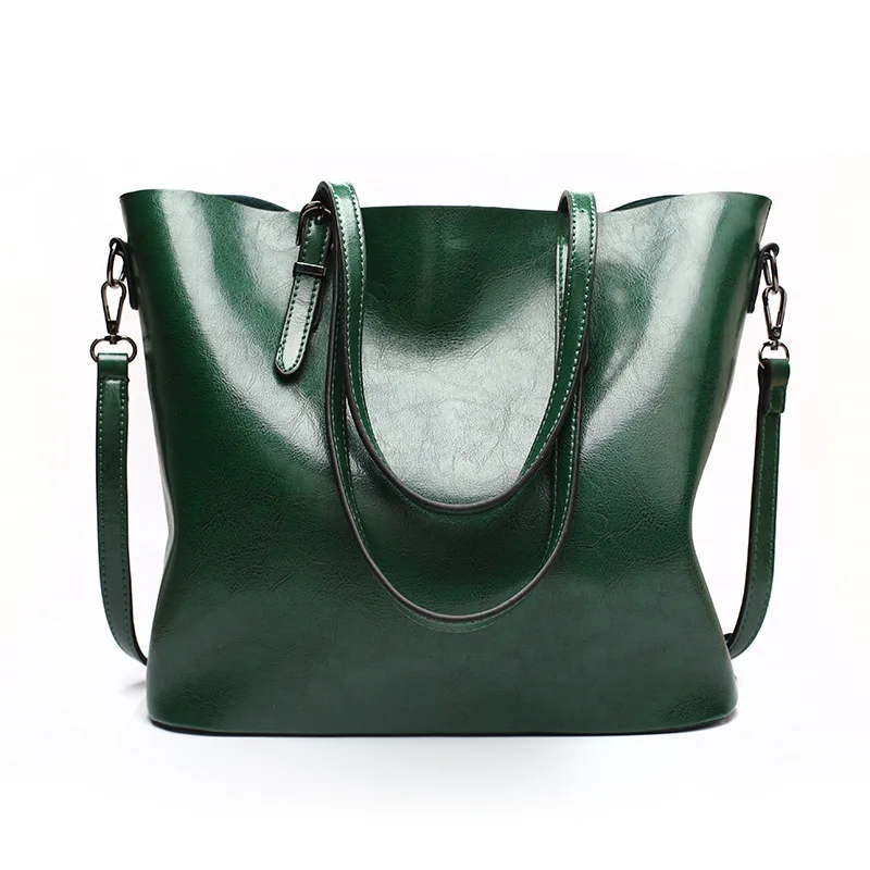 

9 Color Large Capacity PU Tote Bags For Women 2019 Brown Shoulder Bags Women Leather Hand Bags High Quality sac a main femme Red