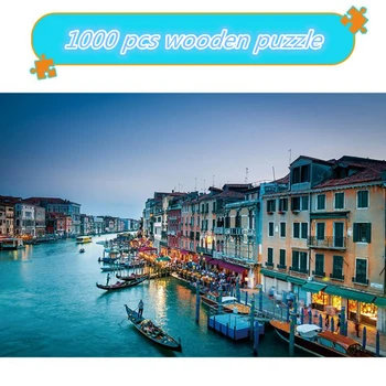 

Landscape Puzzle 1000 Pieces Adult Puzzle Wooden Puzzle Cartoon Jigsaw Puzzles For Children Educational Toys Gifts Wooden Toys
