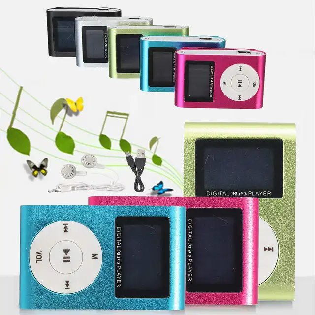 Cheap Portable Sport Audio Mini USB Clip MP3 Player LCD Screen Support 32GB Micro SD TF Card Xmas Gift Colors Metal 5 Pin USB Cable Cheap Portable Sport Audio Mini USB Clip MP3 Player LCD Screen Support 32GB Micro SD TF Card Xmas Gift Colors Metal 5 Pin USB Cable