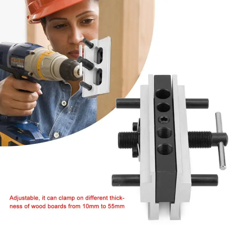 

1 Set Woodworking Drilling Guide Self Centering Dowelling Jig Dowel Hole Drilling Guide DIY Furniture Locator Tool