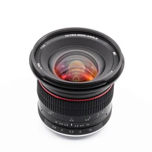 12mm f/2.8 Wide Angle Manual MFT Lens for Panasonic Olympus M43 Micro 4/3 E-P5 E-M5 E-M10 Mark II III GX9 GX85 G90 G9 12 mm F2.8