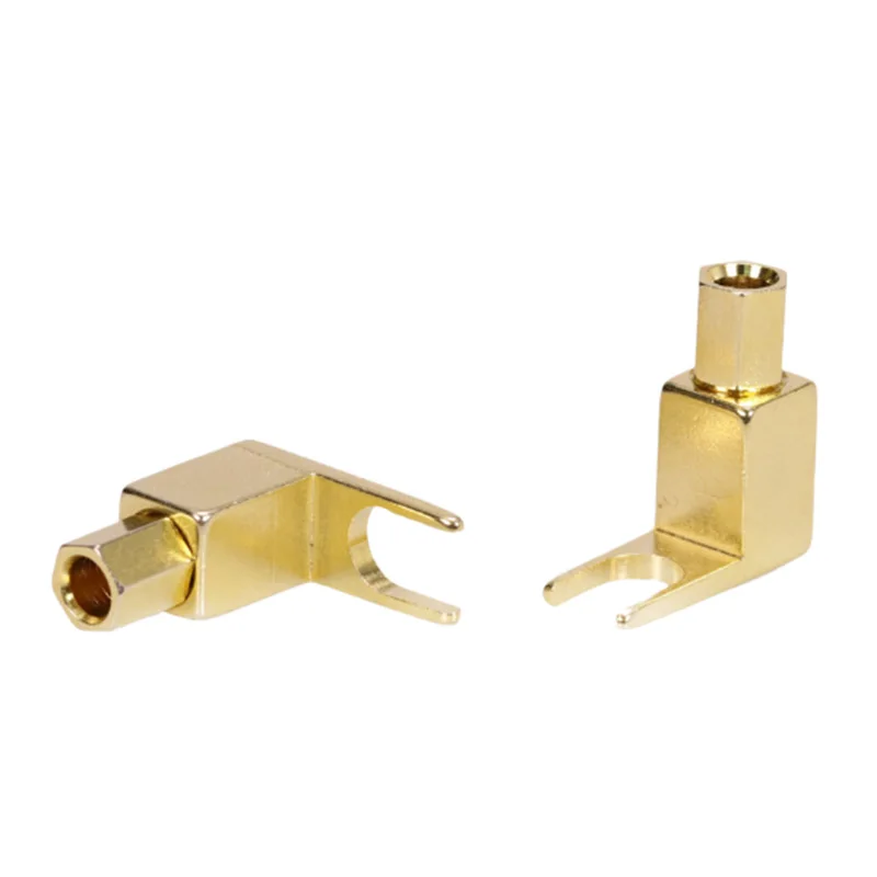 8 шт. полностью Hi end Banana to Spade Adapter Plug/Speaker Cable коннектор [Wy yp01 8/Spade De L/8]|Электрические