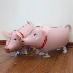 10 шт./компл. свинья Прогулки Животные надувные шары воздушный шар фольга украшены детский день рождения поставки