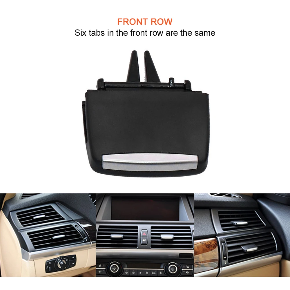 

Air Grille Clip Air Conditioning New Vent Outlet Tab Clip Wind Direction Plectrum Knob for BMW X5 E70 2006-2013 X6 E71