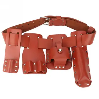 

5in1 Leather Tool Belt Pouch Scaffolding Tool with Tool for Level Spanners Hammer