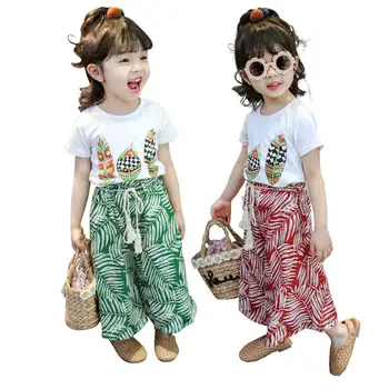 

Kidlove 2pcs/set Girls Baby Short Sleeved Breathable Summer Suit