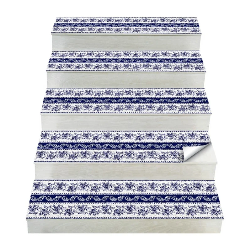 New 2Pcs наклейки на Лестницу в богемном стиле пол Diy стену для украшения дома ванной